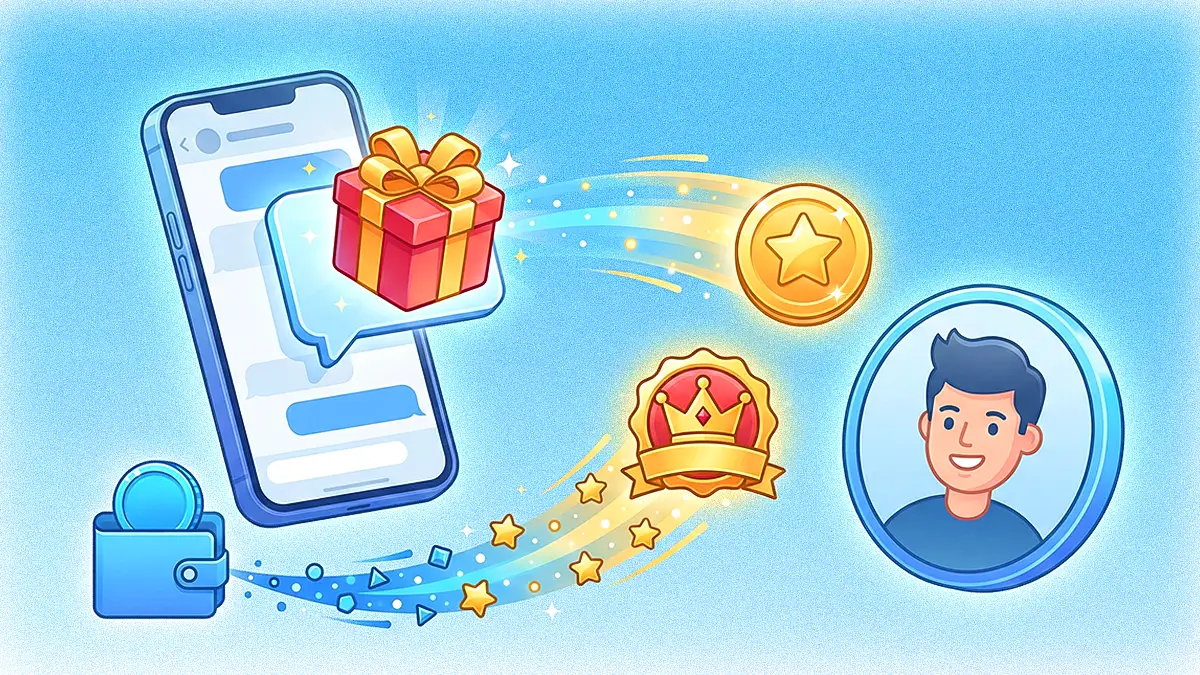 Tutorial on gifting Telegram Premium subscription and Stars to friends and followers